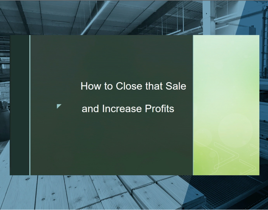 IWF Education On Demand - How to Close the Door on Closet Sales