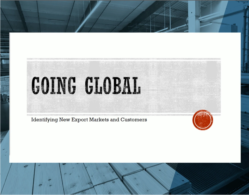 IWF Education On Demand - Identifying New Export Markets and Customers