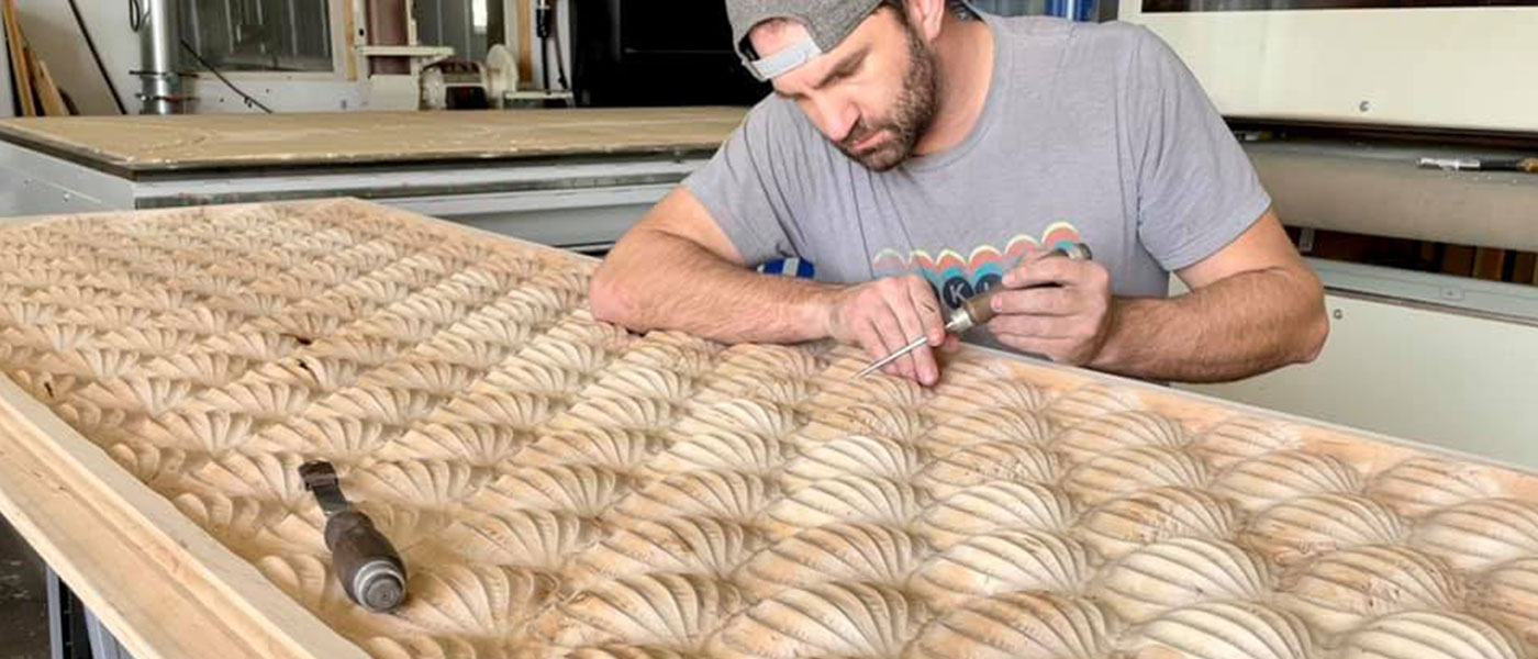 Dan Wellens at his shop