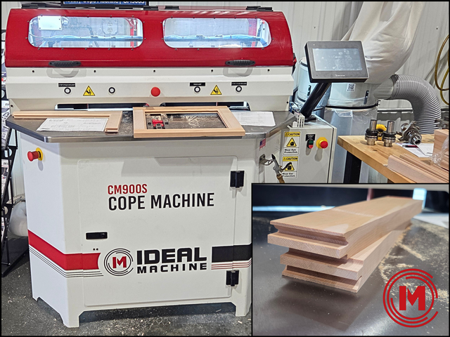 CM900S Dual Station, Dual Spindle Cope Machine