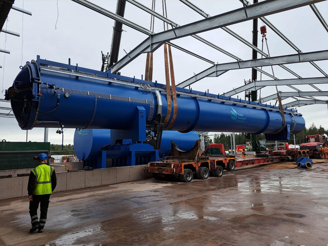 8ft x 90ft Pressure Treating Plant