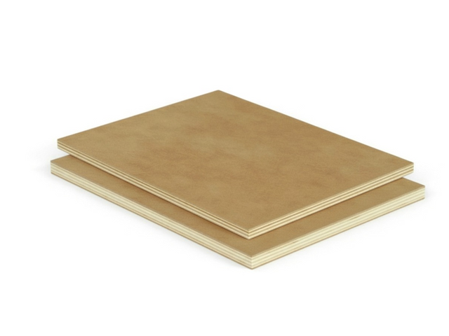 Poplar Plywood with HDF Veneers