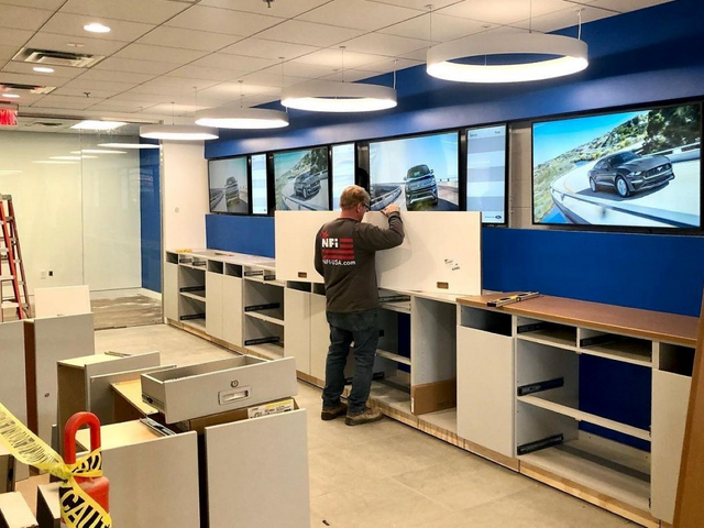 Custom Casework Installation