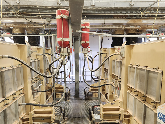 Dry Chemical Suppression on Screeners