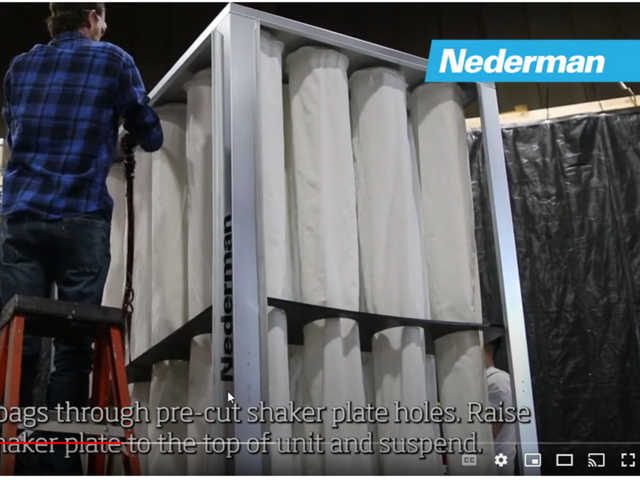 S-Series Shaker Enclosure-less Indoor Dust Collector