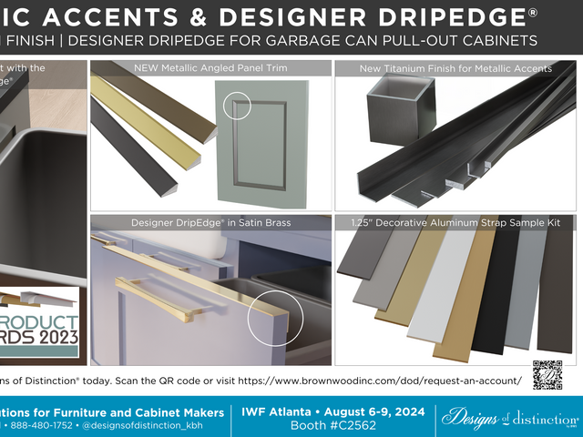 Metallic Accents & Designer DripEdge®