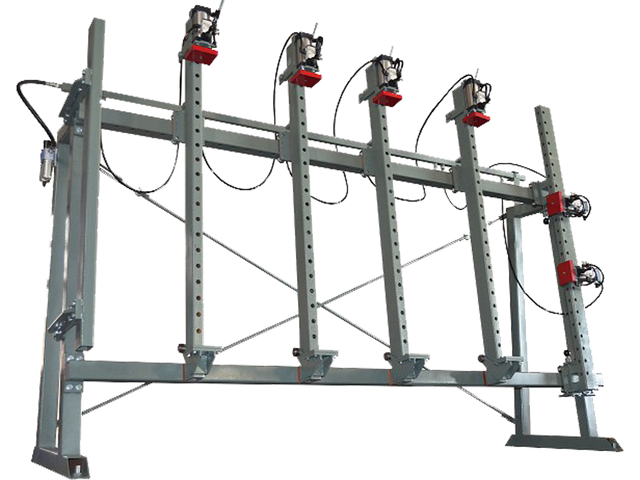 105” Vertical Pneumatic Assembly Table for Door & Frame Assembly