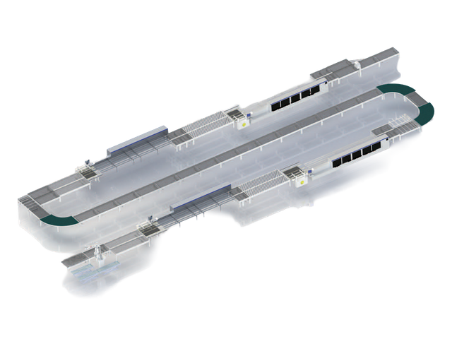 Edge Bander Transfer Conveyor/Transfer Line