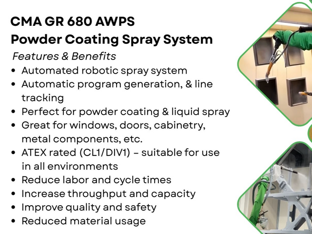 CMA Powder Coating Robot