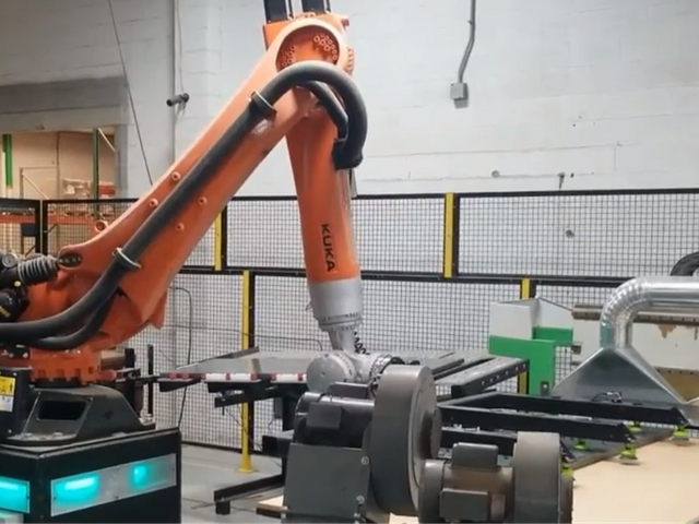 Machine Tending Kuka robot