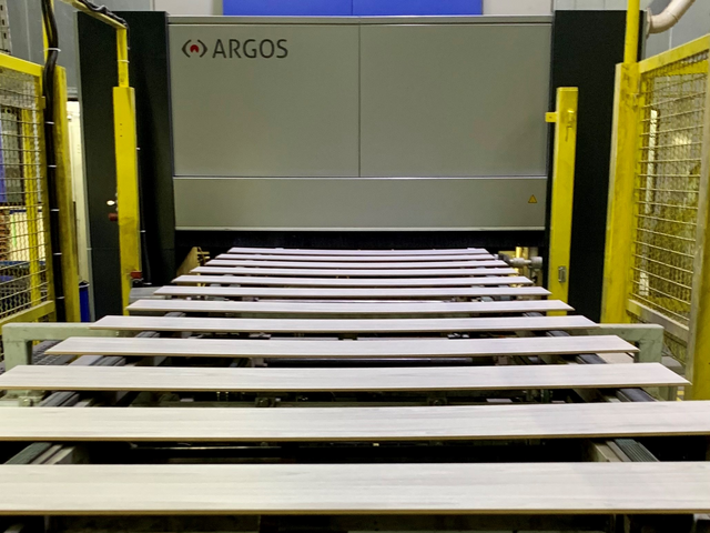 Argos Automated Grading System Laminate floor