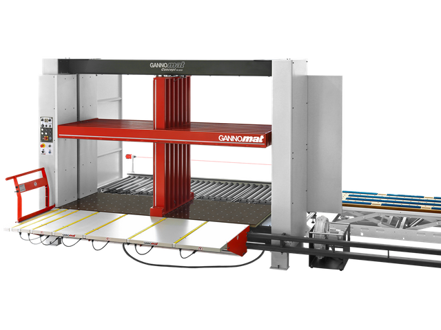 Gannomat Concept line of case clamps and assembly line options
