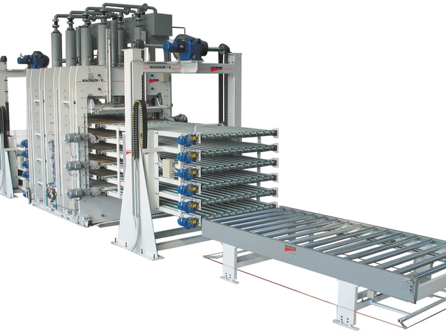 Italpresse MAGNUM Multi-Daylight Press Line for Doors