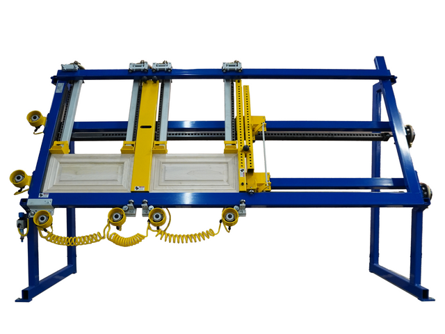 #717C-CHBB Large Capacity Double Miter Door Clamp