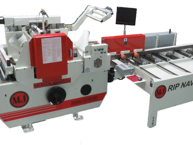 Mereen-Johnson's Model 312 Rip Saw with Rip Navigator Tracker