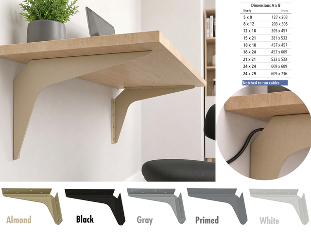Heavy-Duty Workstation Brackets