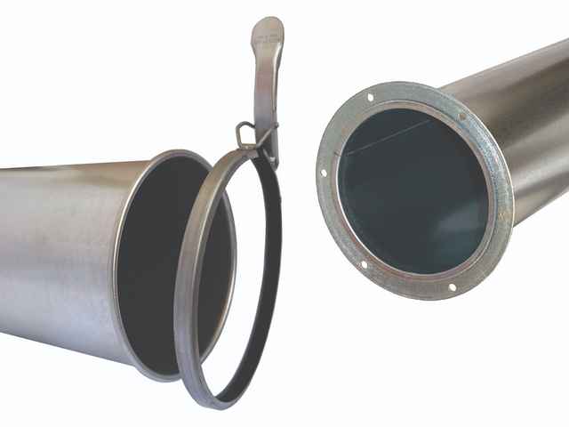 Nordfab Quick-Fit® Clamp-together and Flanged Ducting