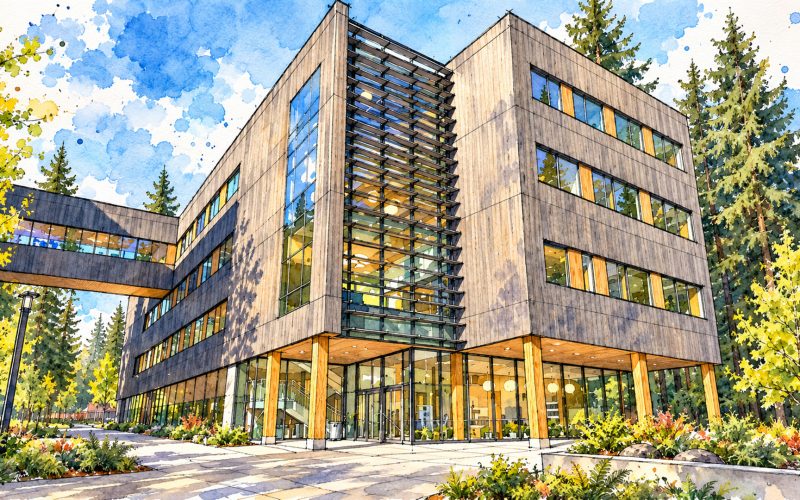 Mass Timber college project