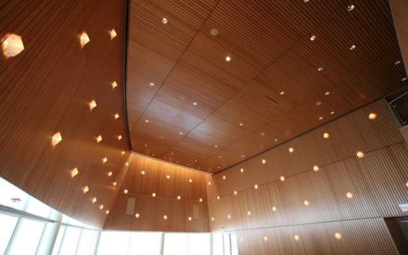 A project using Armstrong Linear ceilings.