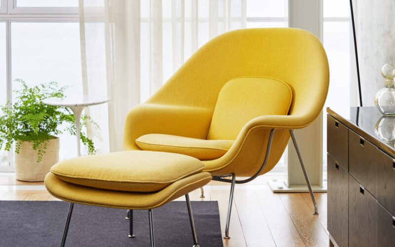 Womb chair by Knoll and architect Eero Saarinen