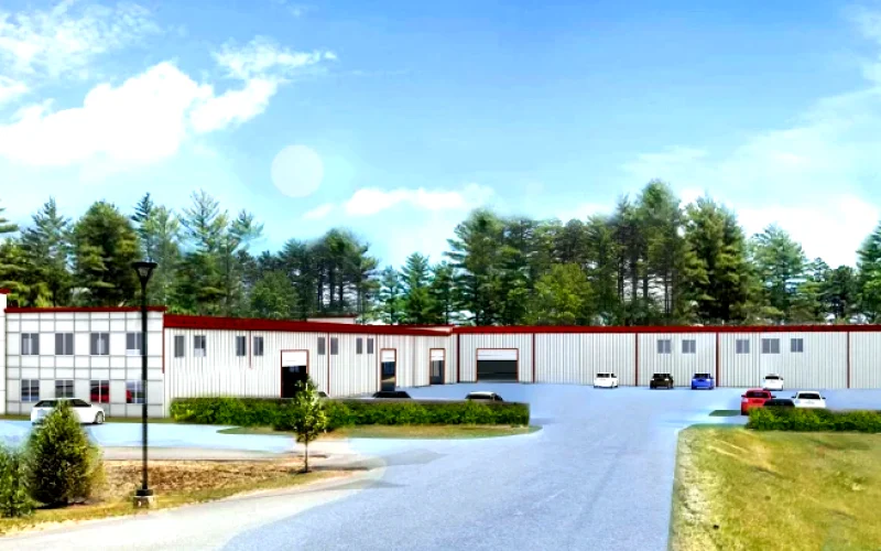 Rendering of Master Millwork's new facility.