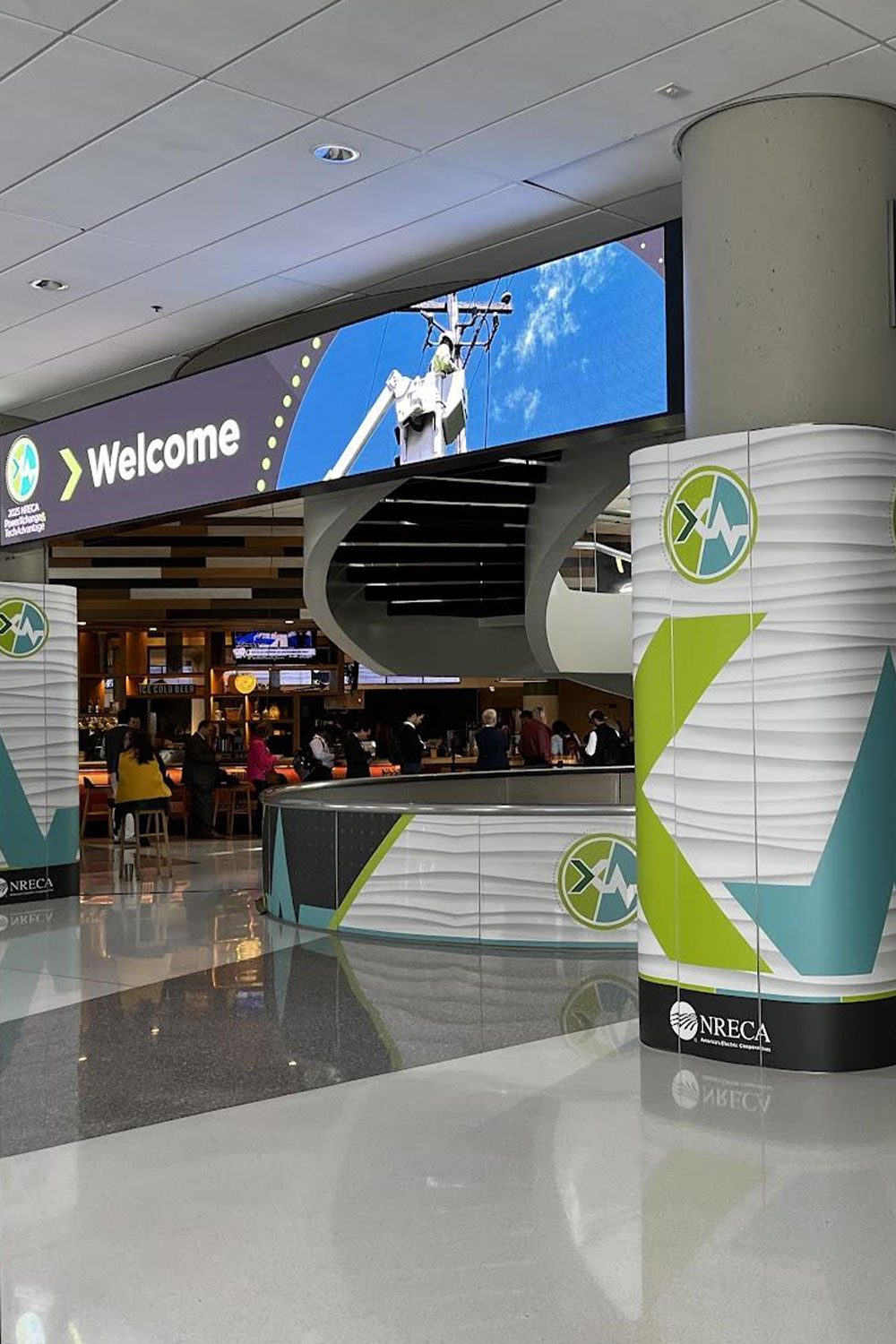 LED Screen, Building B Lobby